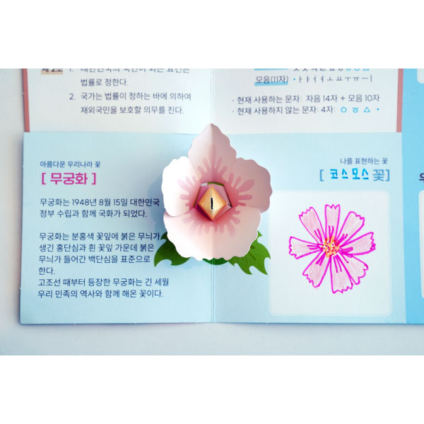 [카드] 우리나라의 상징 - 태극기 무궁화 한복 한글  DIY 팝업북 만들기